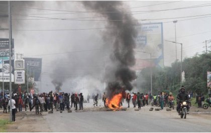 Kenya: Polisi yafunze abarenga 110 bari mu myigaragambyo