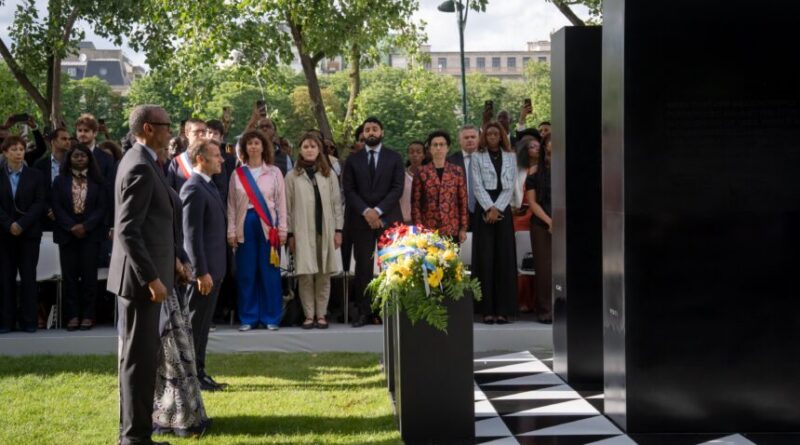 Ibiranga urwibutso rwa Jenoside rwashyizwe i Paris mu Bufaransa