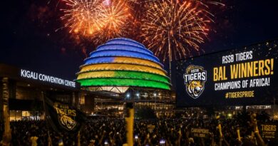 Hararaswa ibishashi by’umuriro mu kwishimira igikombe cya BAL cyegukanywe na RSSB Tigers