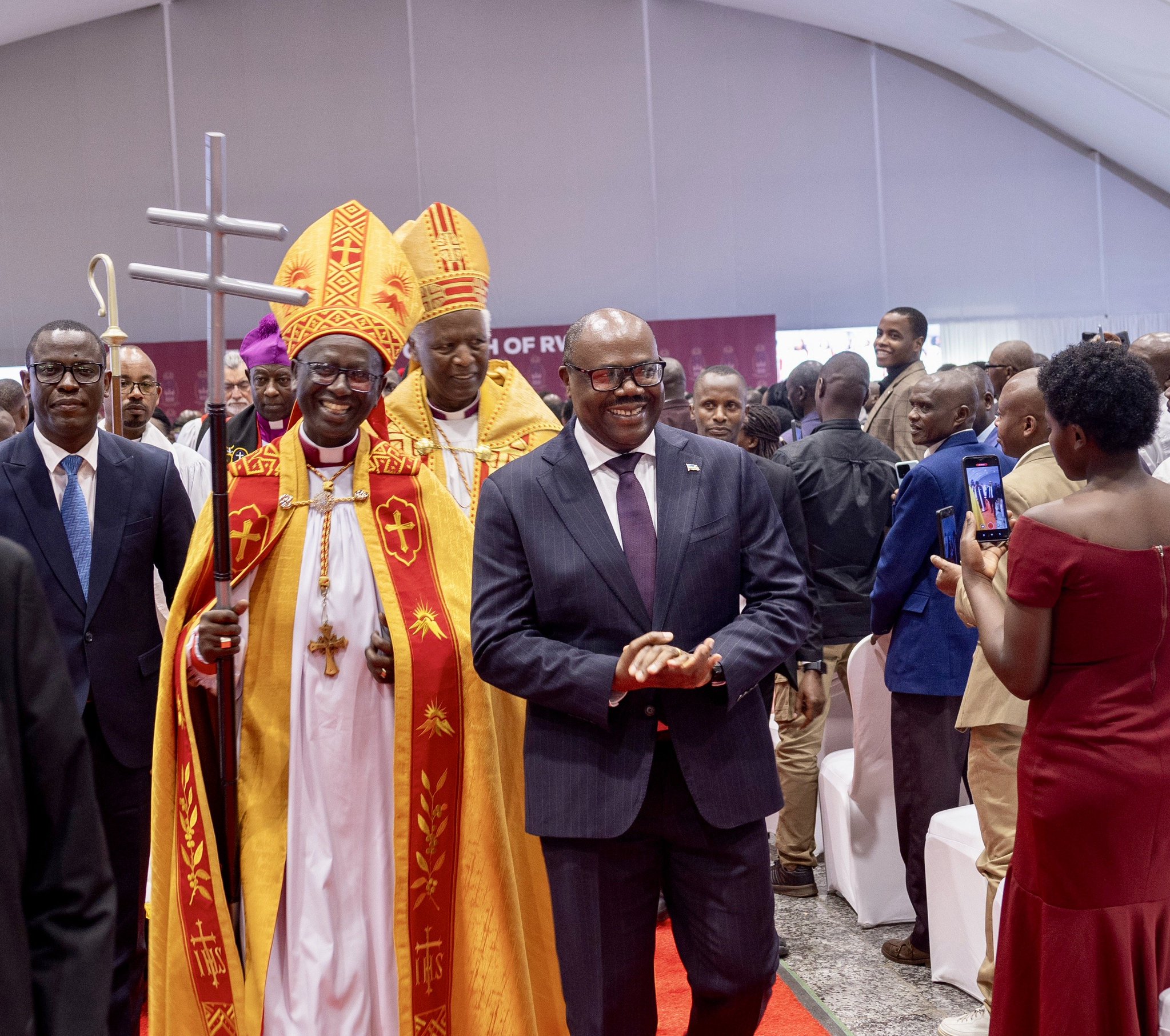 EAR: Minisitiri w’Intebe yitabiriye umuhango wo kwimika Archbishop Dr.Gahima